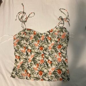 floral tank top